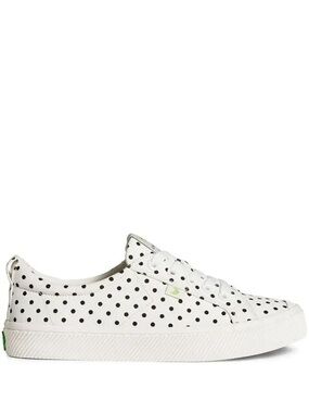 Cariuma OCA Low Polka Dot Canvas Sneakers Sz 8 Eco Friendly White Canvas shoes
